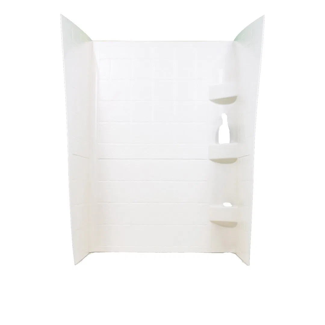 SW2440W – S.RECREATION Shower Surround, 24 Inch x 40 Inch x 66 Inch White High Impact ABS